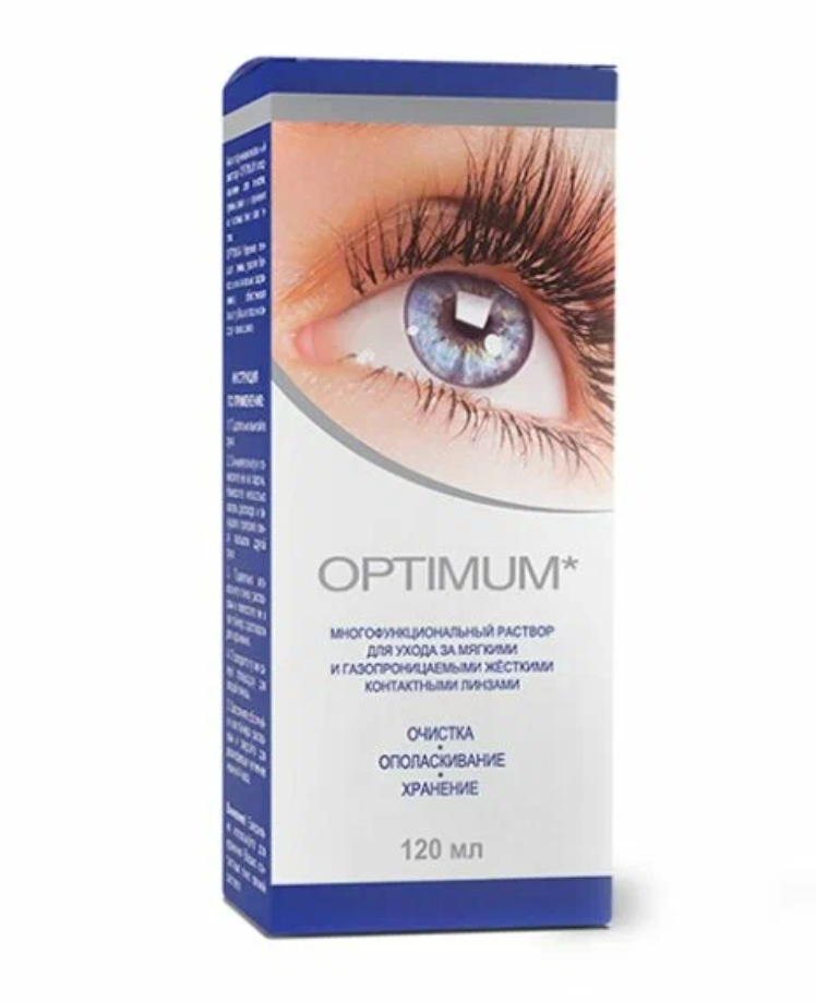 фото упаковки Optimum раствор для хранения мягких контактных линз