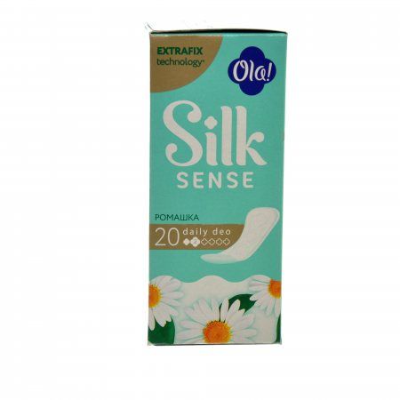 фото упаковки Ola! silk sense Прокладки ежедневные daily deo ромашка