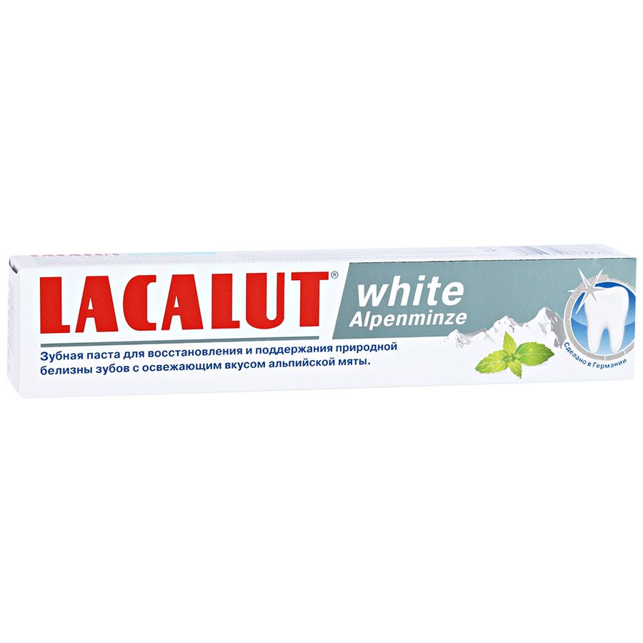 фото упаковки Lacalut White Alpenminze зубная паста