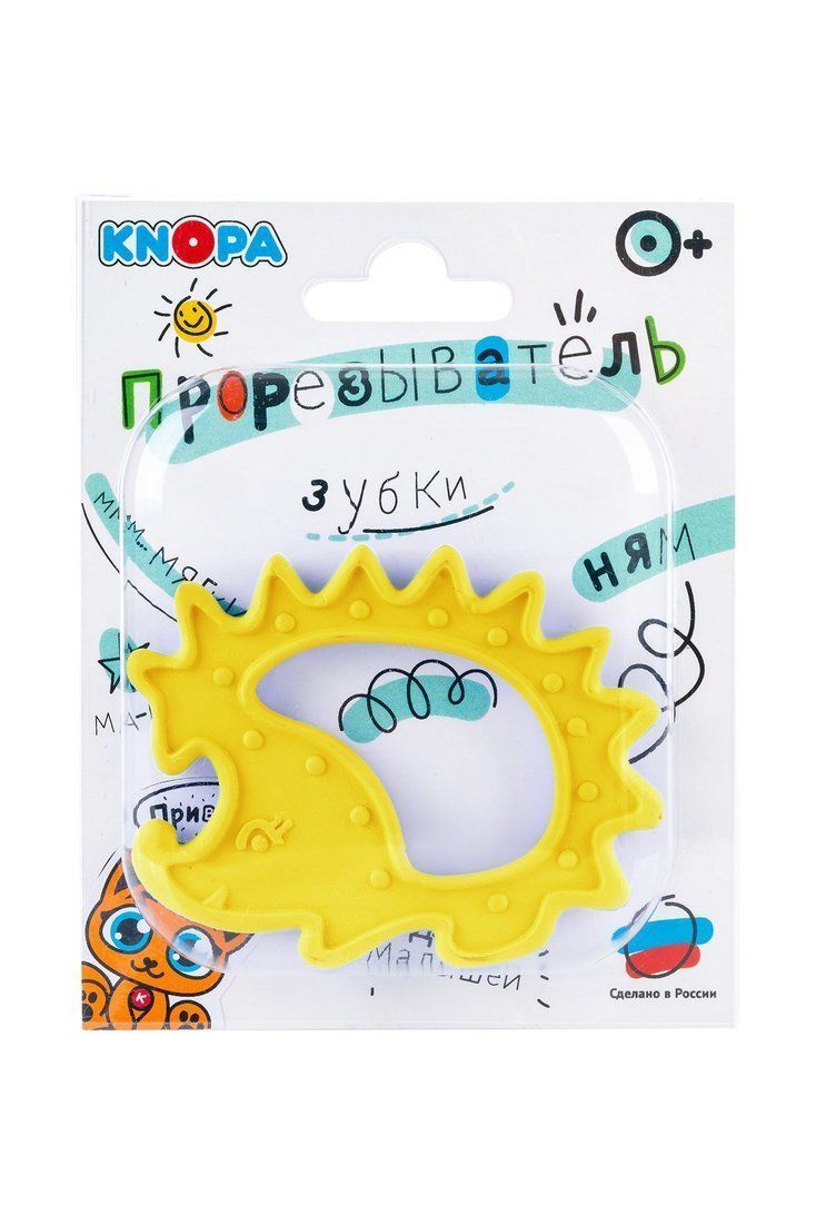 фото упаковки Knopa Прорезыватель-массажер для десен Ёжик