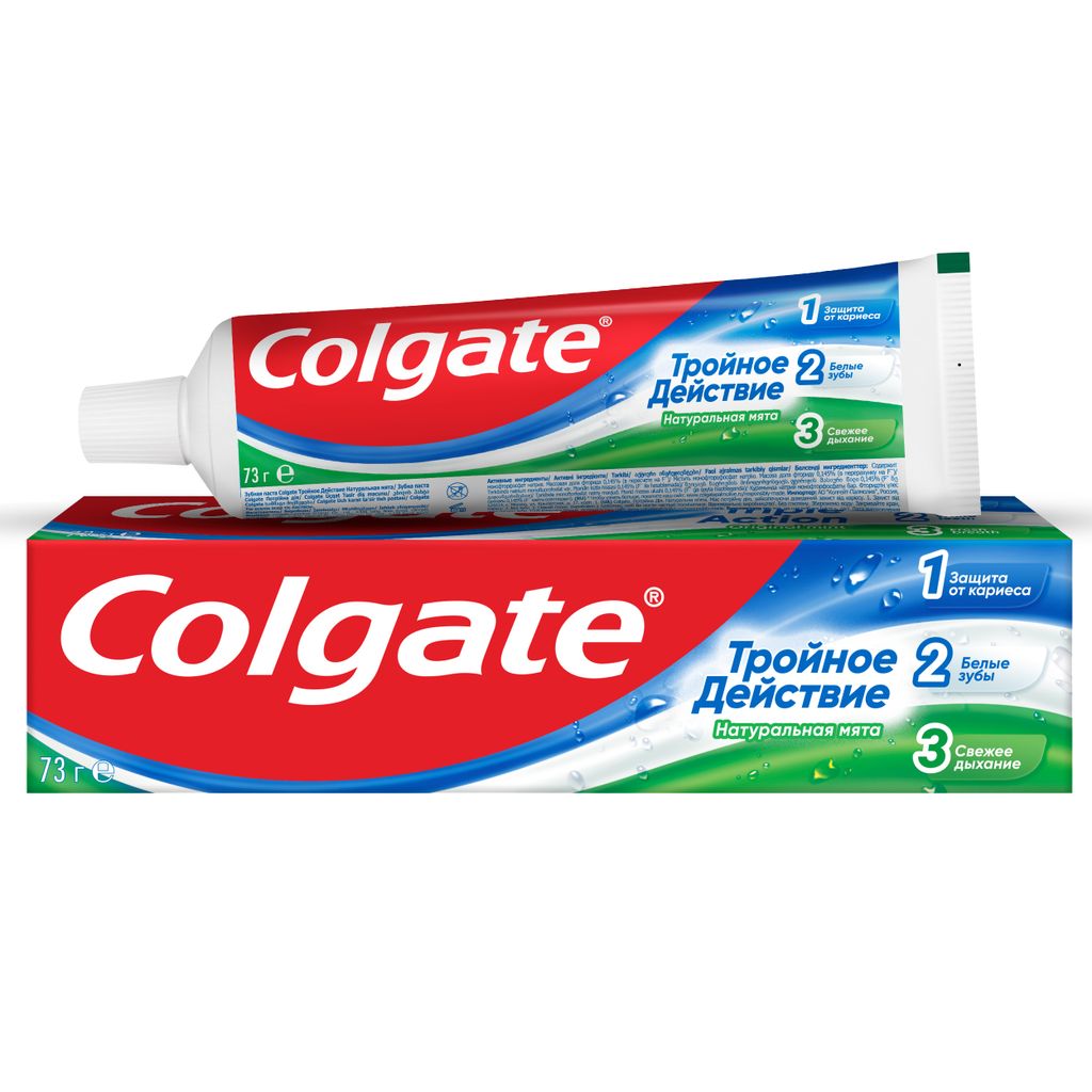 фото упаковки Colgate Тройное Действие зубная паста