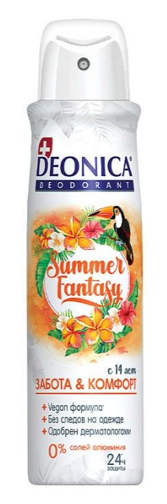 фото упаковки Deonica Дезодорант Summer Fantasy