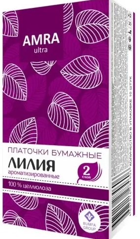 фото упаковки Amra Платочки бумажные двухслойные