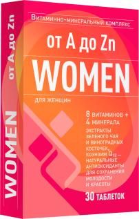 фото упаковки Women Витаминно-минеральный комплекс от А до Zn