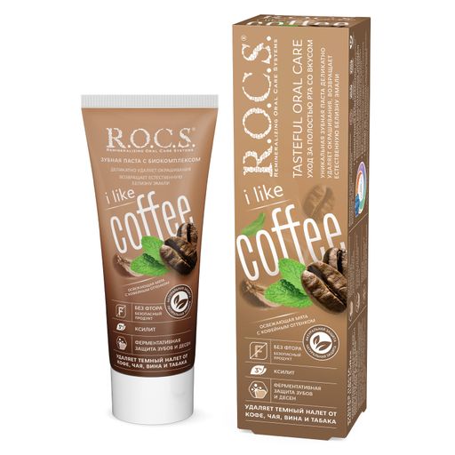ROCS Зубная паста iLike Coffee, паста, 74 г, 1 шт.