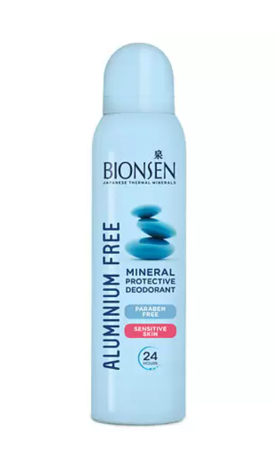 Bionsen Дезодорант Минеральная защита, спрей, для чувствительной кожи, 150 мл, 1 шт.