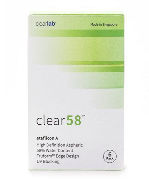 ClearLab Clear 58 Линзы контактные, -9.00, 8.3, 6 шт.