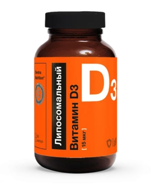 Elentra Nutrition Липосомальный Витамин D3, капсулы, 60 шт.