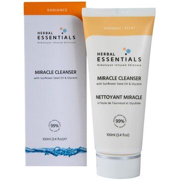 HERBAL ESSENTIALS Гель эффективный очищающий, с маслом семян подсолнуха и глицерином, 100 мл, 1 шт.