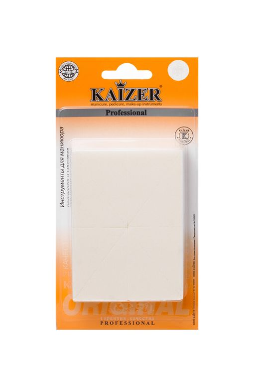 Kaizer Набор латексных спонжей 8 в 1, белого цвета, 8 шт.