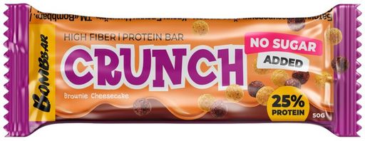 Bombbar Crunch Батончик протеиновый глазированный Чизкейк Брауни, 25%, 50 г, 1 шт.