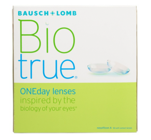 Bausch&Lomb Biotrue ONEday Контактные линзы однодневные, BC=8.6 d=14.2, D(-6.50), 90 шт.