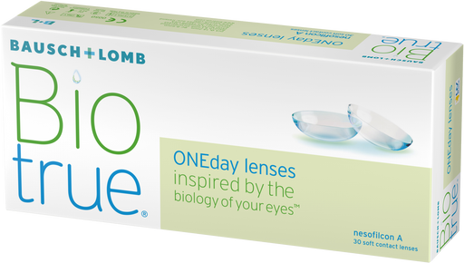 Bausch&Lomb Biotrue ONEday Контактные линзы однодневные, BC=8.6 d=14.2, D(-4.50), 30 шт.