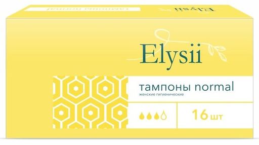 Elysii Normal тампоны, 3 капли, 16 шт.