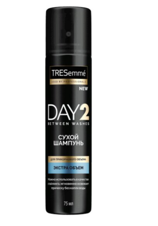 Tresemme сухой шампунь day 2 объем, шампунь, 75 мл, 1 шт.